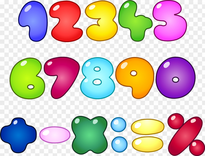 Random Buttons Drawing Number PNG