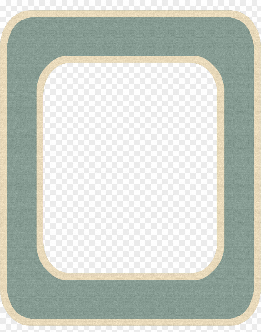 Teal Frame Turquoise Rectangle PNG