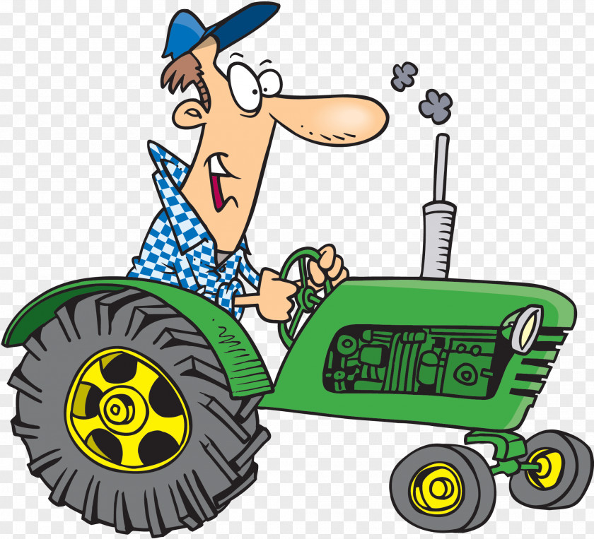 Tractor John Deere Agriculture Farmer PNG