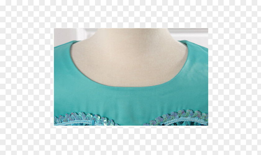 Baby Elsa Turquoise Neck PNG