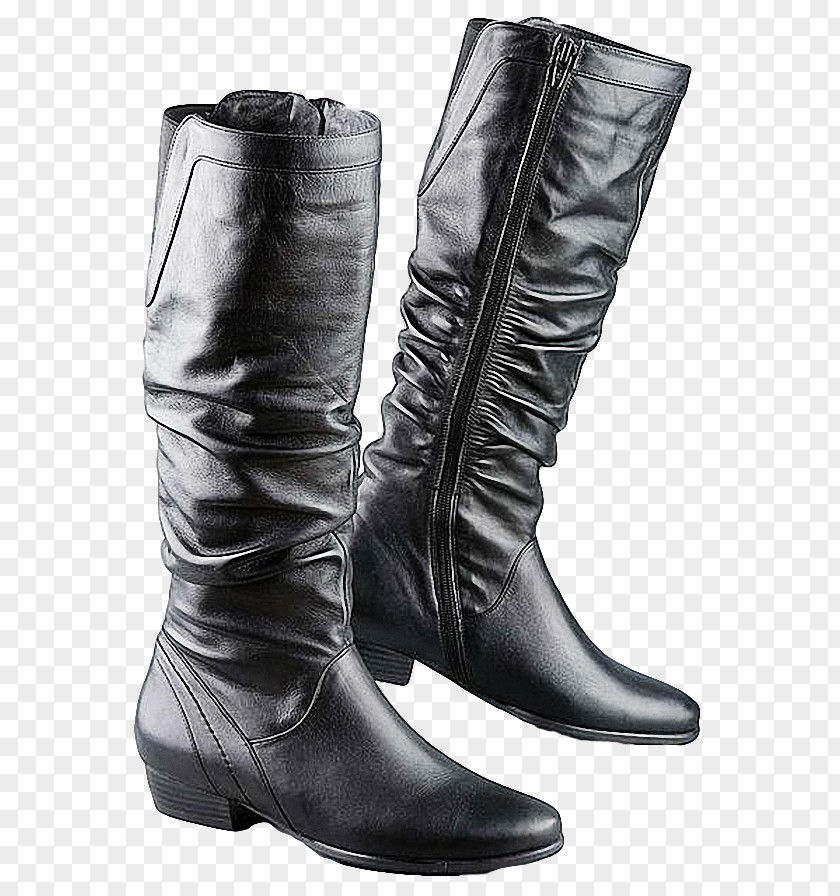 Black Boots Riding Boot Shoe Footwear Dress PNG