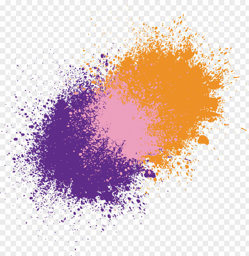 Colorful Background Splash Effect Ink Download PNG