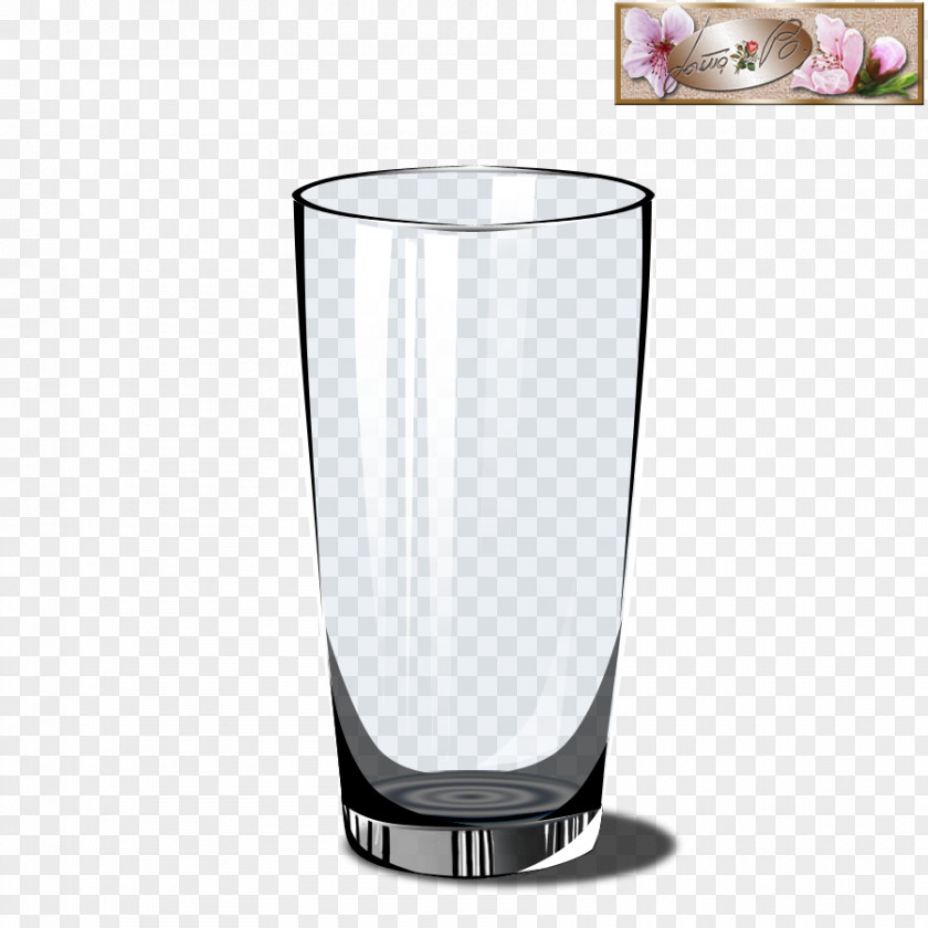 Glass Highball Old Fashioned Pint PNG