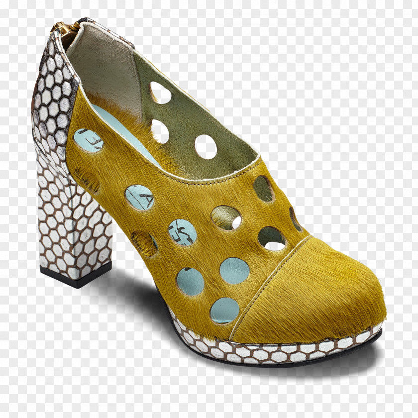 Polka Dot Mid Heel Shoes For Women High-heeled Shoe Calfskin Boot Fashion PNG