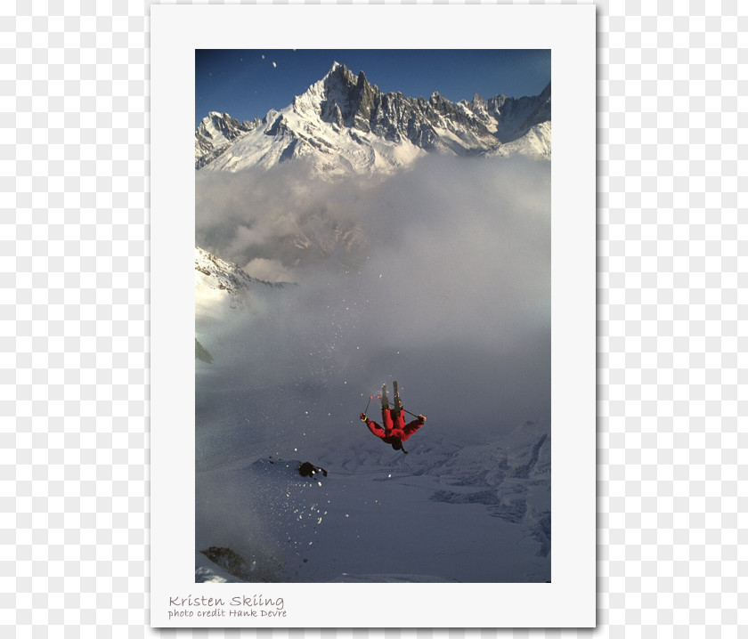 Skiing Grand Teton Mountain Glacial Landform Inlet PNG