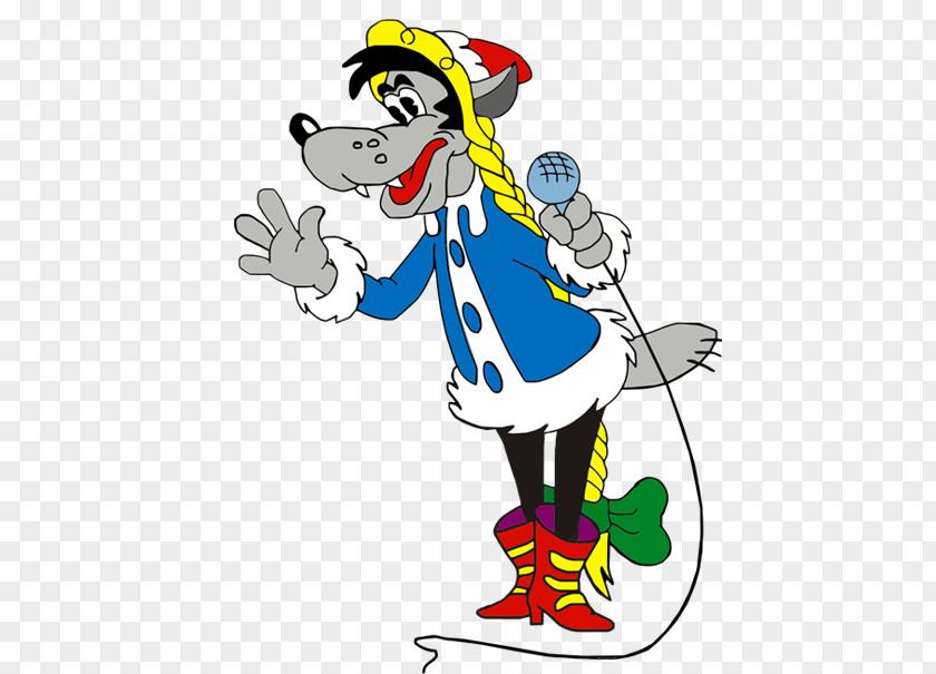Animation Ded Moroz Snegurochka New Year Gray Wolf PNG