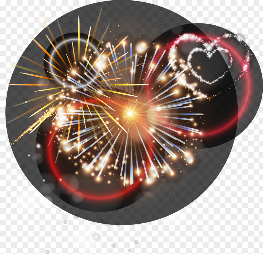 Red Iris Fireworks Aperture PNG