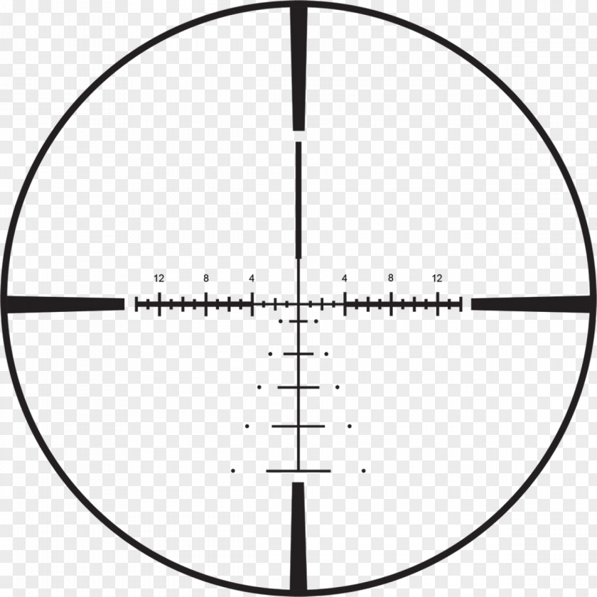 Tapered Dots Reticle Telescopic Sight Leupold & Stevens, Inc. Hunting Vortex Optics PNG