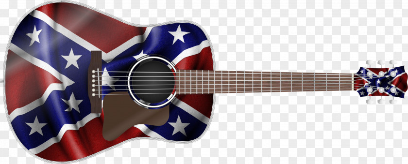 Acoustic Guitar Confederate States Of America Modern Display The Flag Gibson Explorer PNG