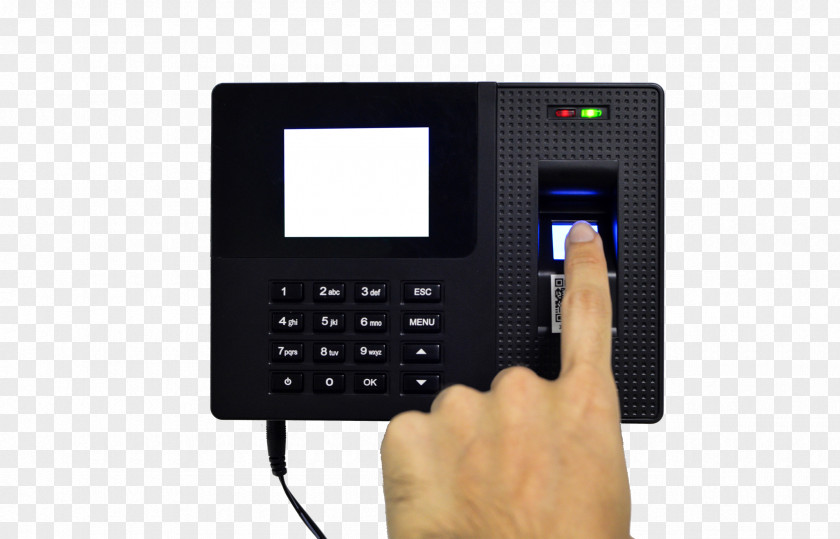 Fingerprint Punch Card To Unlock Figure Image Scanner Biometrics Access Control Time And Attendance PNG