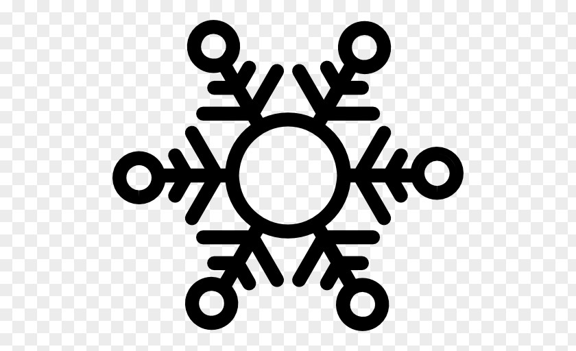 Snowflake Shape Line PNG