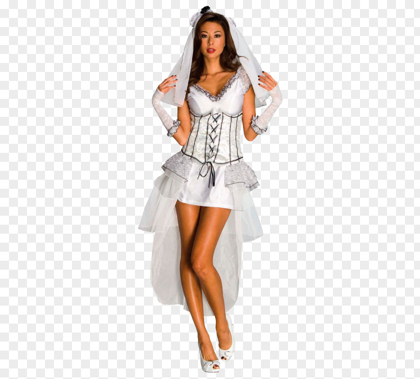 Bride Halloween Costume Dress PNG