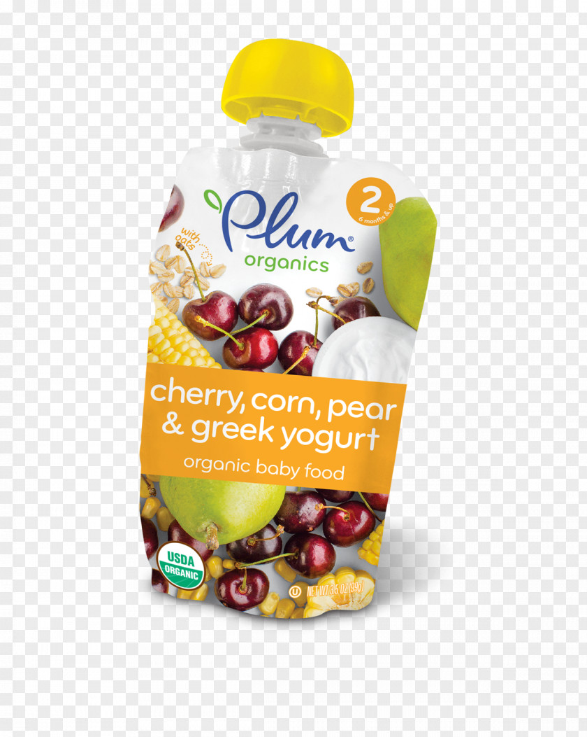 Cherry Organic Food Baby Greek Cuisine Yogurt PNG