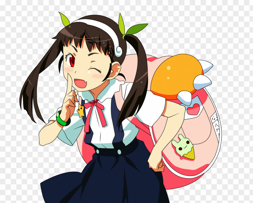 Monogatari Series Nisemonogatari Desktop Anime GIF PNG GIF, clipart PNG