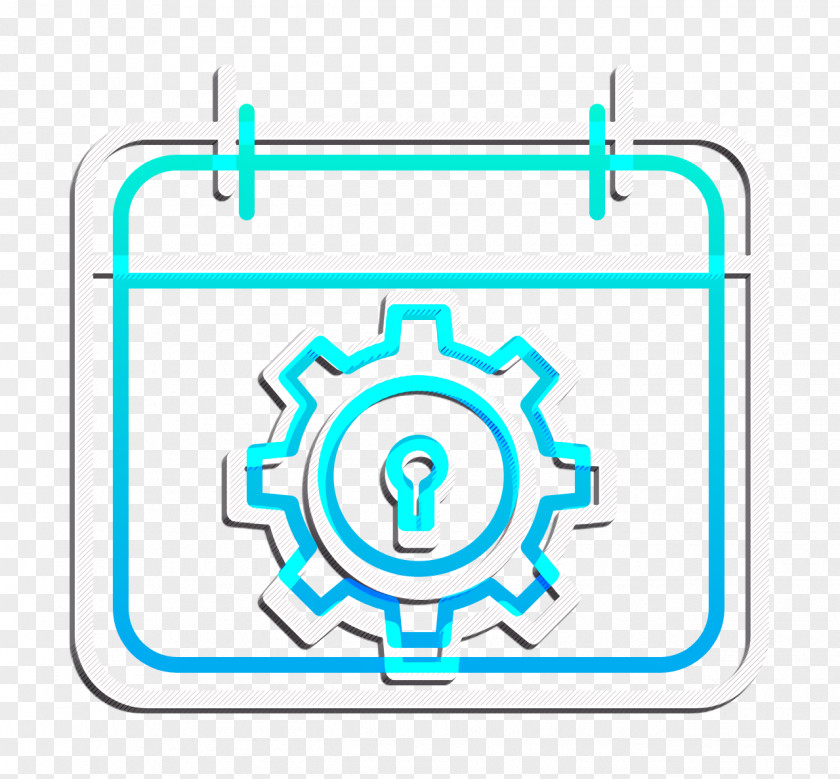 Time And Date Icon Cyber Calendar PNG