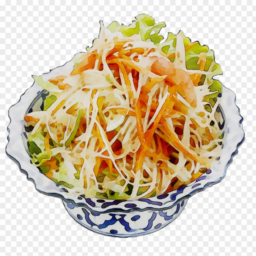 Chow Mein Chinese Noodles Yakisoba Fried Green Papaya Salad PNG