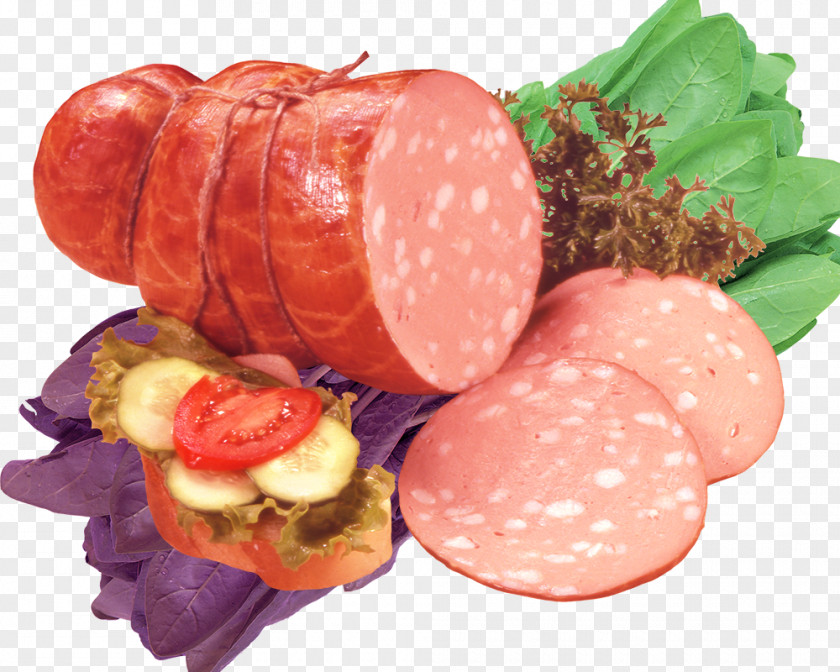 Intestinal Creative Homemade Bacon Salami Sausage Ham Mortadella PNG