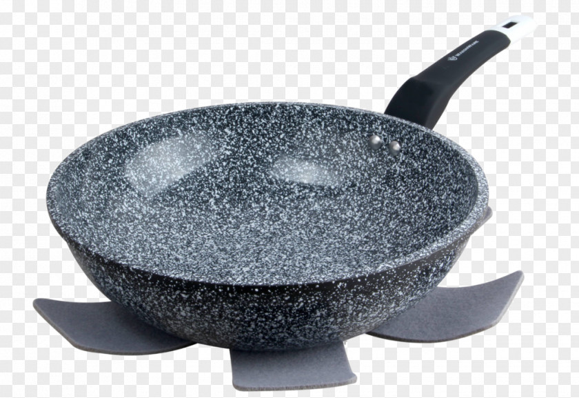 Ceramic Stone Frying Pan Cookware Wok Non-stick Surface Trivet PNG