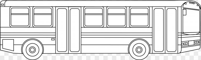 City Bus Cliparts Transit Coloring Book School Page PNG
