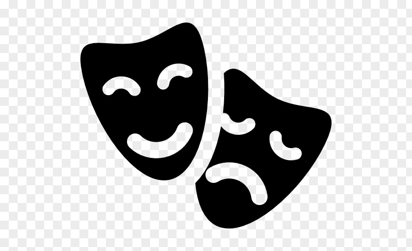 Theater Mask Theatre Tragedy Maschera Teatrale PNG
