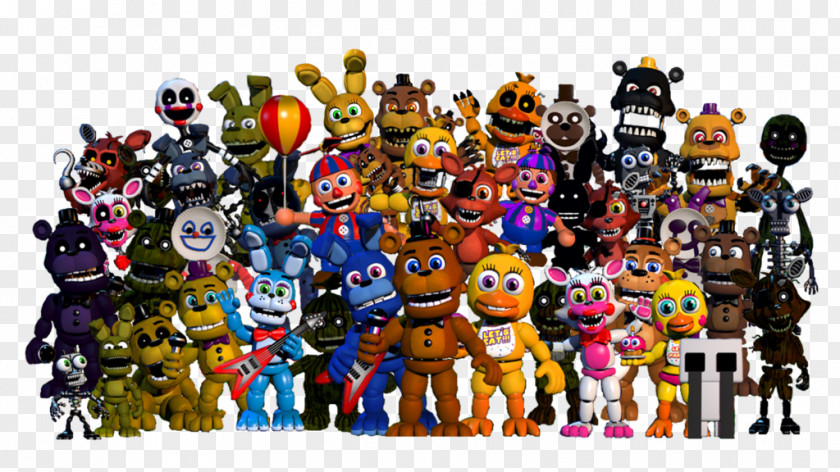 Backgrund Five Nights At Freddy's 4 2 FNaF World Animatronics PNG