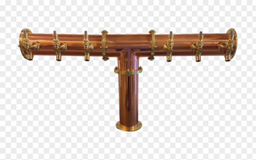 Beer Draught Brass Tower Copper PNG