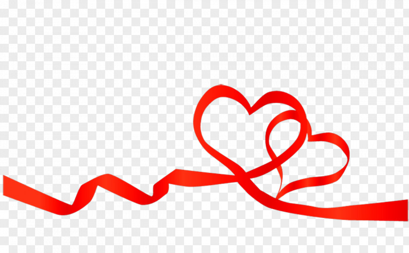 Love Background Red Ribbon Heart Clip Art PNG
