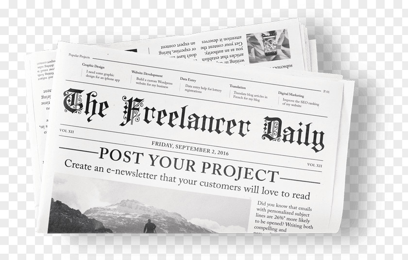 Paper Flyer Copywriting Freelancer Brand Target Audience PNG