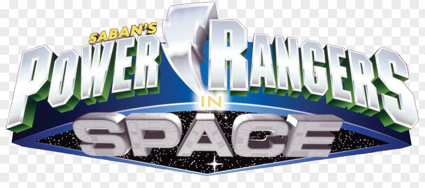 Power Rangers Space Logo Brand Product Signage PNG