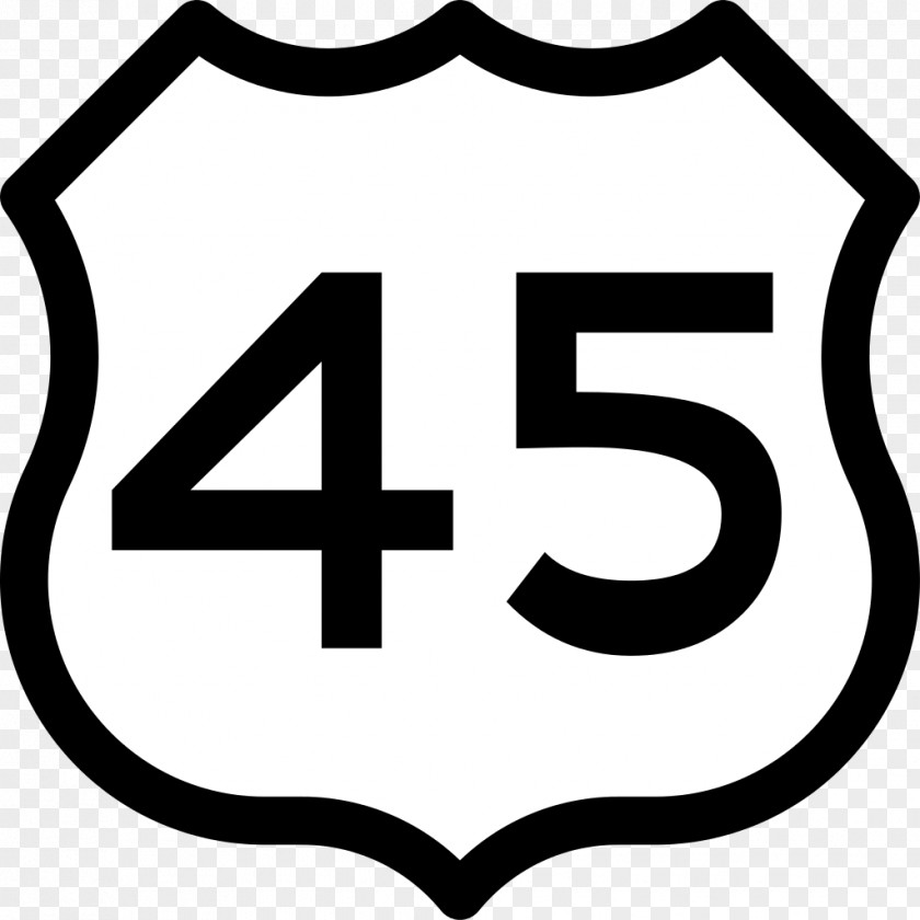 Ruta National Route 45 Senyal Clip Art PNG