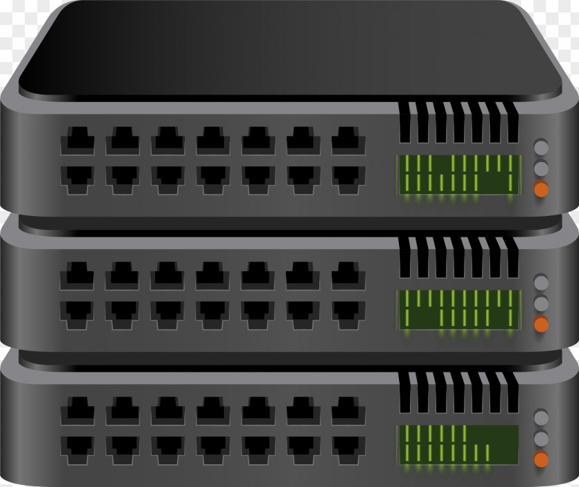 Server Computer Servers 19-inch Rack Data Center PNG