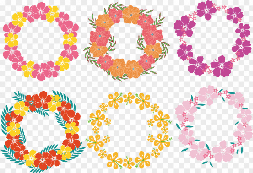 Bridal Bouquet Hawaiian Lei Clip Art PNG