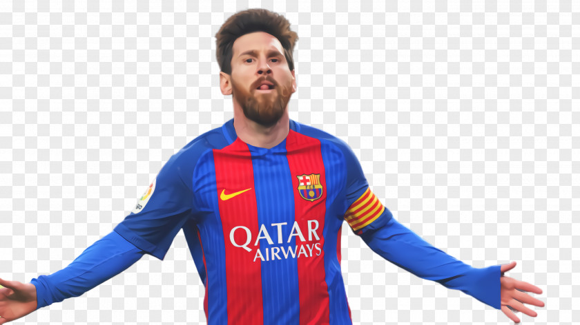 Jacket Player Messi Cartoon PNG