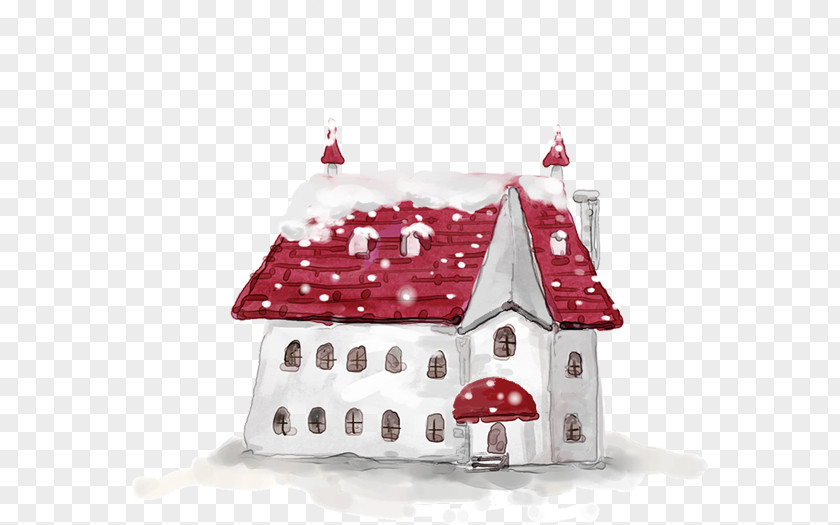 Love Beautiful Snow Hut Winter Vecteur PNG