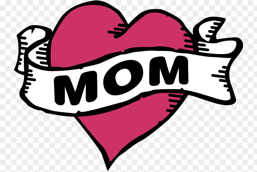 Love U Mom Sleeve Tattoo Mother's Day Heart PNG