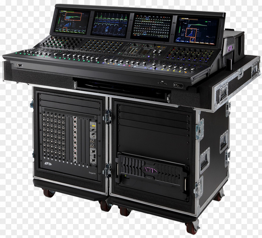 Stage Light Venue Avid Live Sound Mixing Audio Mixers MADI PNG