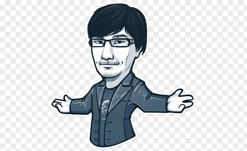 Telegram Hideo Kojima Sticker Federal Service For Supervision Of Communications, Information Technology And Mass Media Konami PNG