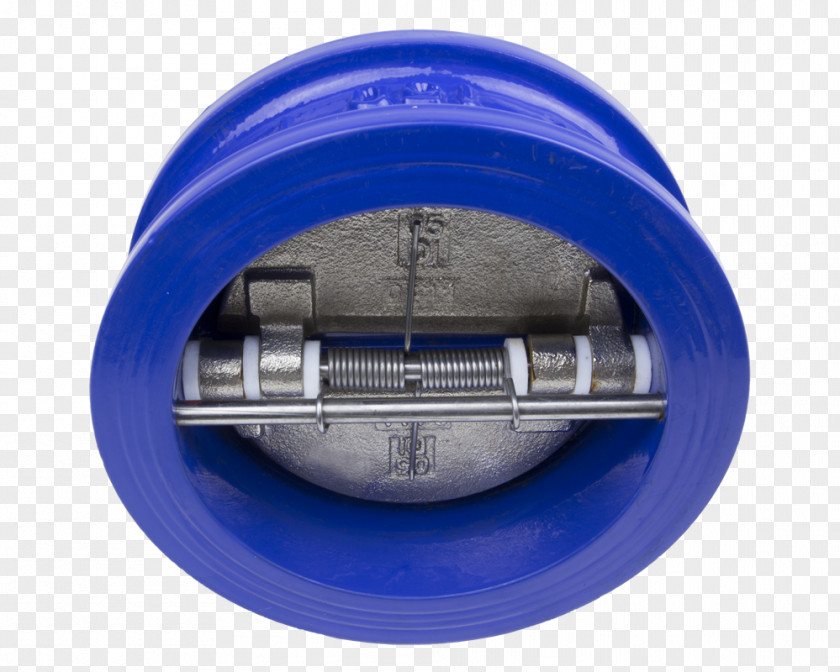 Water Flow Check Valve Double Butterfly Spring PNG