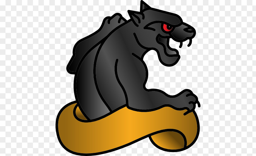 A Wolf Gray Black Panther Panthera Icon PNG