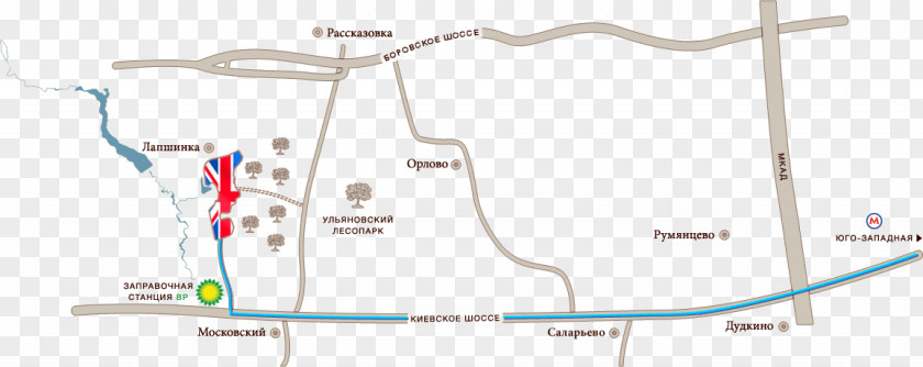 Gps Location Map Moskovskoye Shosse Moscow Ring Road Kiyevskoye PNG