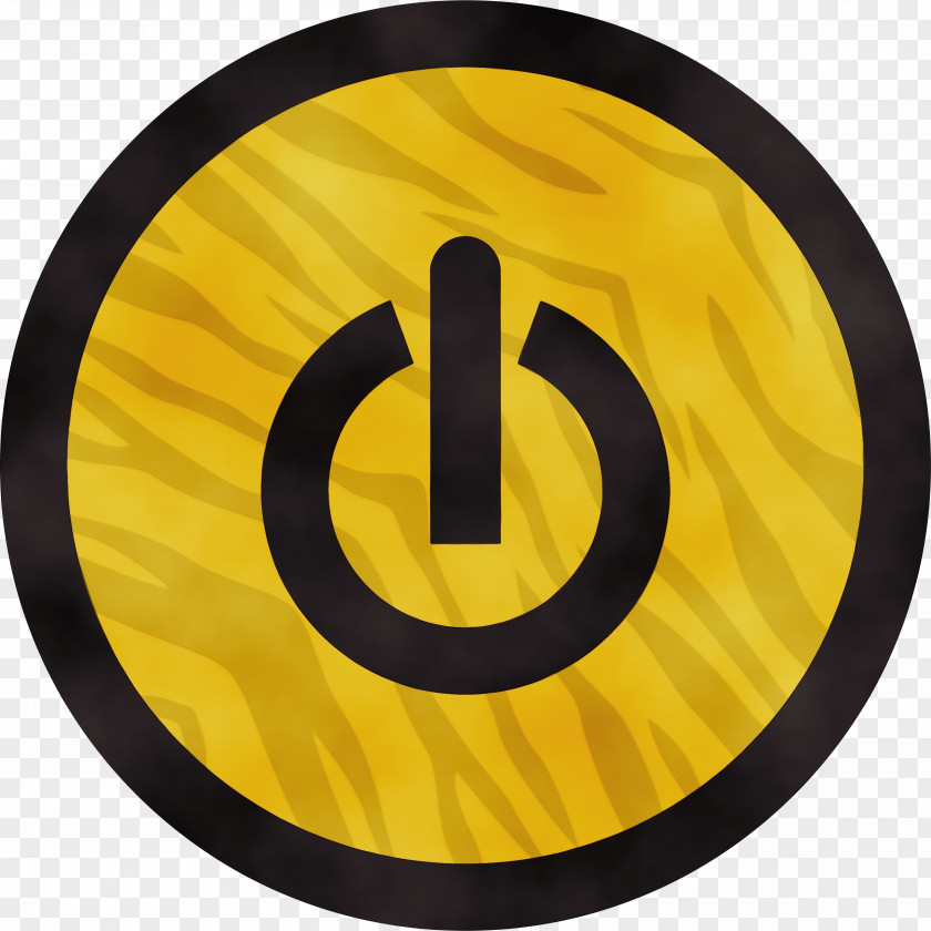 Number Sign Yellow Circle Symbol PNG