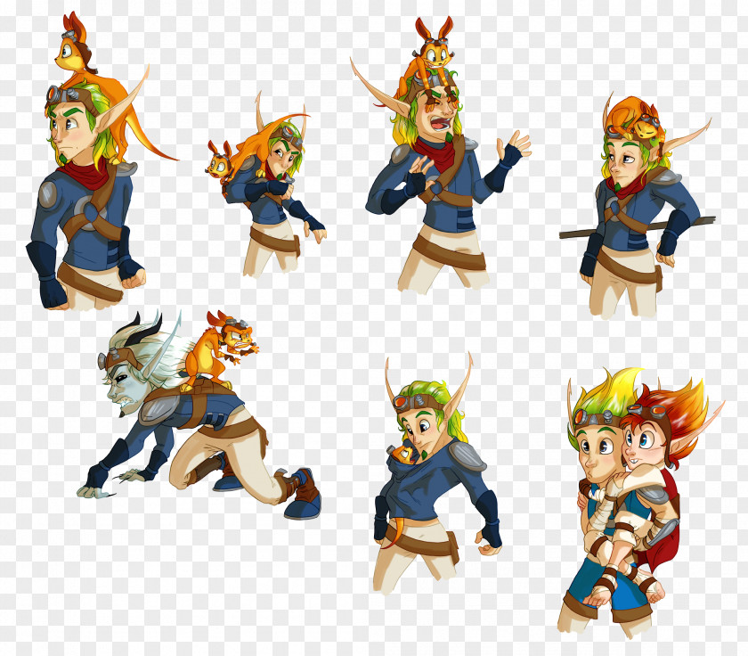 Ratchet Clank Jak 3 And Daxter: The Precursor Legacy II Daxter Collection PNG