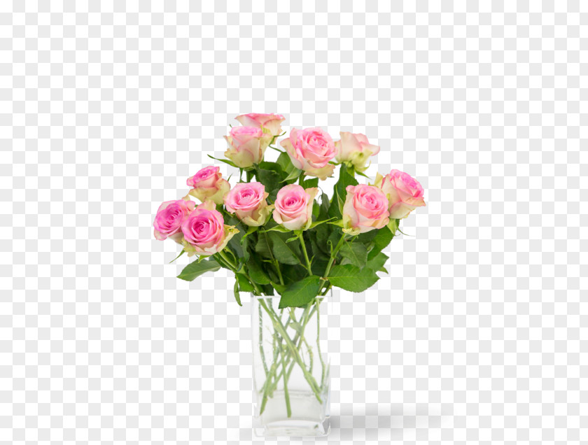 Roze Flower Garden Roses Bouquet Cut Flowers Gift PNG