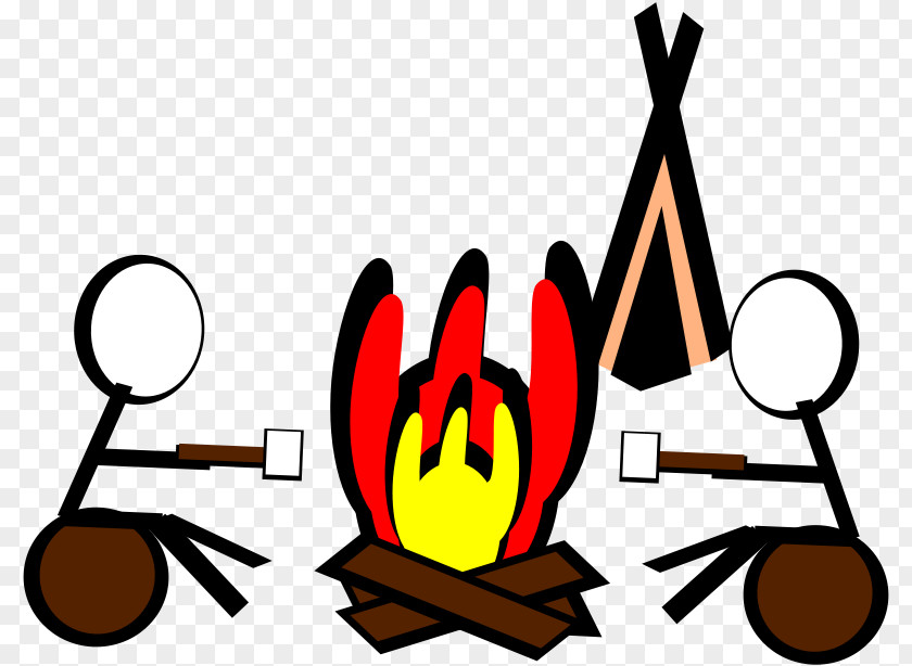 Two Fire Water Boy Camping Campsite Tent Gift Clip Art PNG
