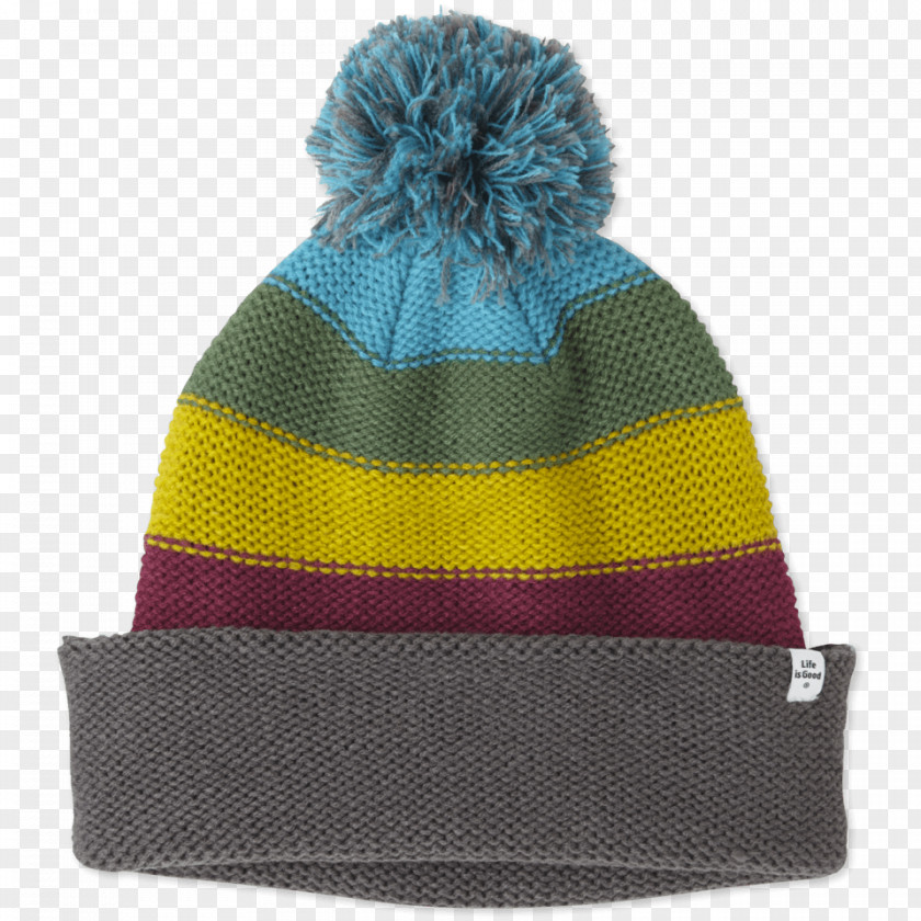 Beanie Knit Cap Hat Life Is Good Company PNG