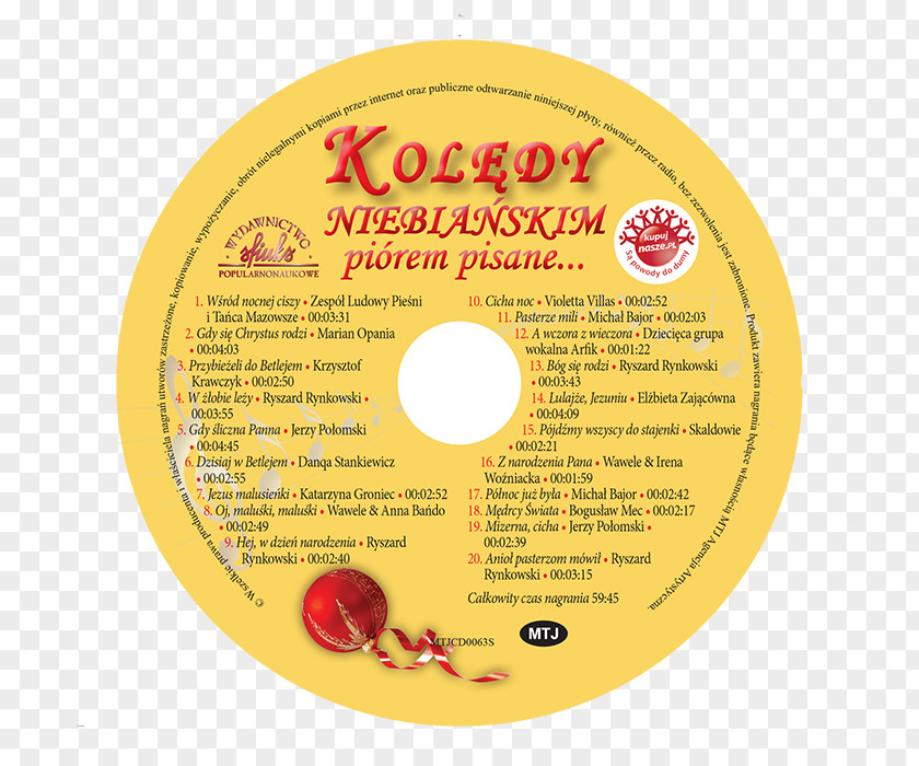 Christmas Tree Carol Compact Disc Kolędy Polskie Pastorałka PNG