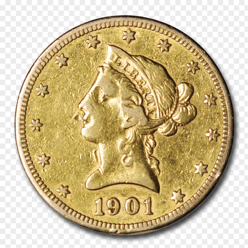 Gold Coin As An Investment Dollar PNG