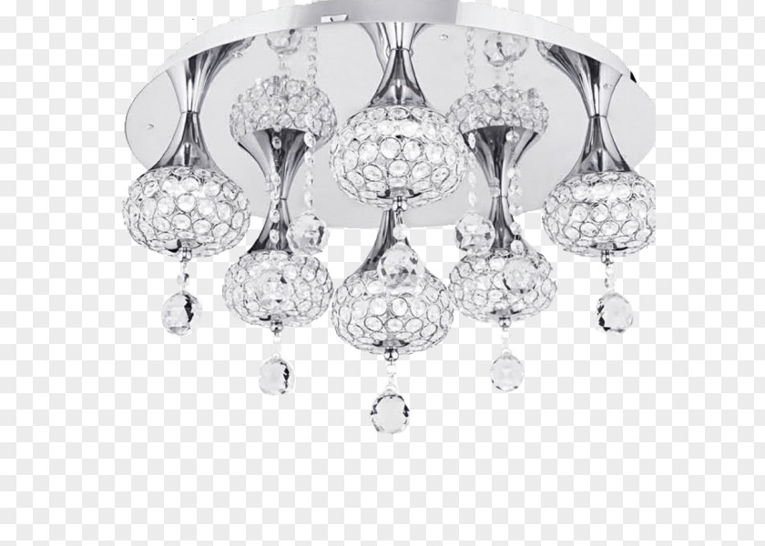 Jewellery Chandelier Body Ceiling Light Fixture PNG