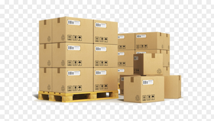 Ship Bulk Packaging And Labeling Transport Cargo Corrugated Box Design PNG