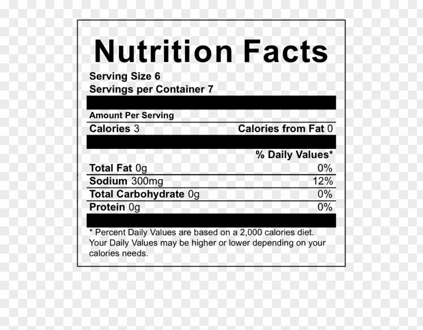 Tea Oolong Sweet Nutrition Facts Label PNG